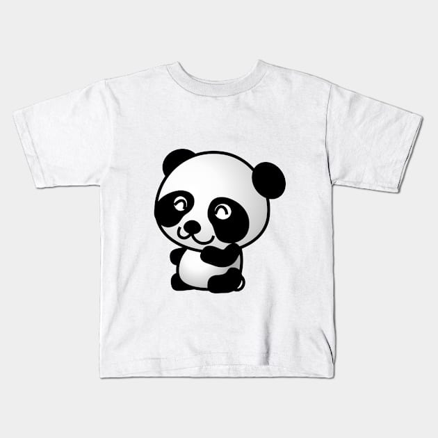 Panda Kids T-Shirt by GoshaDron